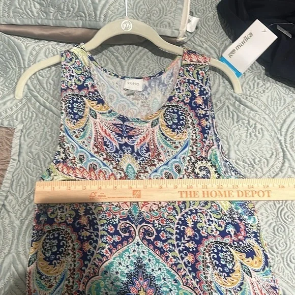 Cupio size S/P Sleeveless multicolor dress - Picture 6 of 6